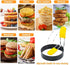 Egg Ring for Frying Eggs and English Muffin - Round Shaper Mold with Anti-scald Handle - Stainless Steel Non-stick