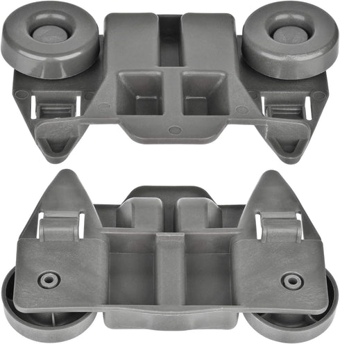 4-Pack W10195417 Dishwasher Wheels Replacement for Kitchen-Aid, Kenmore, Whirlpool, and JennAir