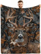 KOYI Camo Gifts for Men - Realistic Deer Camo Blanket, 50"x40" Soft