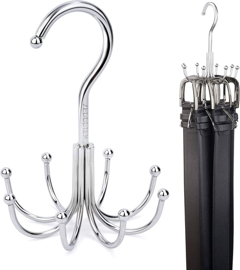 ZEDODIER Belt Hanger, Closet Organizer for Belts and Ties, Keeping Accessories Visible and in Good Condition