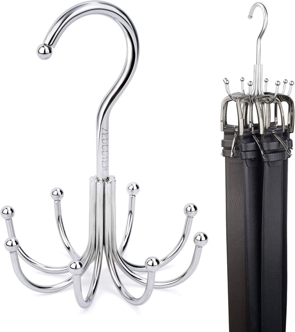 ZEDODIER Belt Hanger, Closet Organizer for Belts and Ties, Keeping Accessories Visible and in Good Condition