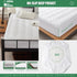 UNILIBRA Twin XL Waterproof Mattress Pad, Quilted Bamboo Protector, Breathable, 6''-19'' Deep Pocket, White