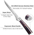 PAUDIN Boning Knife 6 Inch, Super Sharp Fillet Knife, German High Carbon Stainless Steel, Pakkawood Handle with Gift Box