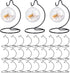 Tatuo 30 Pcs Ornament Display Stand Christmas Holder Hanger Stands Glass Ball