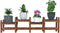 Wood Plant Stand Indoor Outdoor,4 Tiers Plant Stand Bench Indoor,Low Window Plant