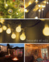 59 100 Globe String Lights, Ft LED Christmas Lights with Remote Timer, Connectable Plug in Twinkle Lights for Bedroom