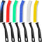Premium 6Pcs Colorful Hard Bristle Cleaning Brushes - Multifunctional Tools for Narrow Spaces, Suitable for Bathroom