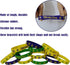 48 Pack Mardi Gras Party Favors, Rubber Bracelets, Carnival Birthday Party Supplies, Goodie Bag Stuffers