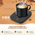 Coffee Mug Warmer, Smart Candle Warmer, Electric Cup Warmer with Aluminum Metal Panel for Office, Desk Accessories, Cup Warmer Electric Beverage Warmer for Cocoa, Tea, Milk, Gifts for Friends