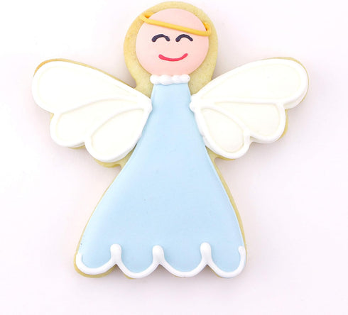 Angel Cookie Cutter, 3.75", Made in USA by Ann Clark