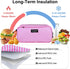 Saugnlbs Packs,Insulated 10 4.5x 5,Stripes Small Cooler Bag,Mini Cooler Bag with Ice Lunch Bag with Handle