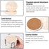 9 Billbotk 4 Inches Pieces Ceramic Coasters for Coffee Table Absorbent, Drink Coasters with Holder, Marble Style