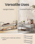 2-Tier 12-15 11.8 36.2 14.6 Inches, ULSA012G01 SONGMICS Shoe Rack, Shoe Organizer, Metal Storage Shelf, Upright