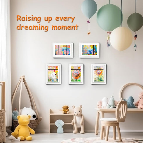 Kids Artwork Frames, Changeable Picture Frames 10 x 12.5 inch for Home Décor, Up to 150 Pieces Storage