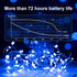 12Pack 7ft 20 3 Fairy Lights Battery Operated, LED Modes Speed Twinkle Mini String Lights Waterproof Silver Wire