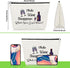 Wine Lovers Gifts Makeup Bag for Wine Drinkers, Wine Gifts for Mom Wife Sister Friendship Gifts for Wine Lovers