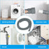 6.5FT Washing Machine Drain Hose, Universal Dishwasher Drain Hose Extension Kits with 1 U-Bend Holder