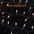 Bulb 100 Brown Wire,Orange,Incandescent Mini String Lights for Indoor Halloween Tree Home Party Festival Decoration