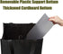 NERUB 10 Pack 40 lbs Reusable Reinforced Handle Grocery Bags - Heavy Duty Large Shopping Totes with Thick Plastic