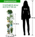 6 7 (6 7 LINZINAR Plant Stand Metal Tier Potted Multiple Flower Pot Holder Shelf Indoor Outdoor Planter Display