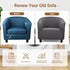 1 Barrel Chair Covers Slipcover, Piece High Stretch Club Chair Slipcover with Arms, Chair Slipcover Soft Armchair Sofa