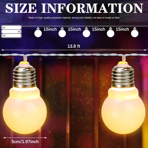 2 Bulbs13.8 3 4 Retisee Pcs Marquee Light String ft Long for Marquee Letters Numbers ft Tall Waterproof LED String