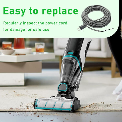 Vacuum Cleaner Power Supply Cord, 36ft 17/2 12amp, Compatible with Biessll Vacuum Cleaner, Upright Vacuums