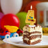 2 Construction Birthday Candles for Cake Decoration Yellow Glitter Number Candle Construction Cake Topper Construction