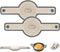 2 Pcs Silicone Bread Sling for Dutch Oven, Non-Stick & Heat Resistant Baking Mat for Sourdough