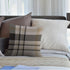 HGOD DESIGNS Plaid Throw Pillow Cover - Traditional Gingham in Black Beige and White - Decorative Cushion Cover 18x18