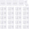 Double Sided Adhesive Hooks - 20 Pack + 4 Pack Wall Hanger Holder, 13.2lb Max for Bathroom, Kitchen, Office