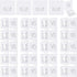 Double Sided Adhesive Hooks - 20 Pack + 4 Pack Wall Hanger Holder, 13.2lb Max for Bathroom, Kitchen, Office
