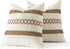 Set 2 20x20 Inch MIULEE of Coco Brown Boho Decorative Pillow Covers Farmhouse Rustic Couch Throw Pillows Modern Spring