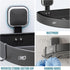 TAILI Corner Shower Caddy with Suction Cup Hooks, Aluminum Corner Shelf Basket,No-Drilling Rustproof for Kitchen