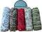 5 pcs Smudge Stick Sampler Kit, White Sage, Black Sage, Dragon's Blood, Blue Sage, & Cedar - 4 Inch Hand Tied