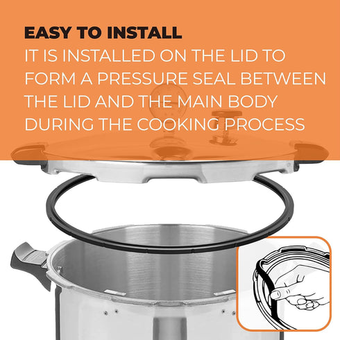 2Pcs 09985 Pressure Canner Sealing Ring Replacement for Presto 01745 01751 01755 01781 01782 Pressure Cooker Parts