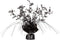 Beistle 2 Piece Musical Notes Table Centerpieces, Black Metallic Plastic Music Theme Party Supplies