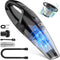 Handheld Vacuum Cordless Rechargeable with LED Light, Car Vacuum Portable Cordless, Hand