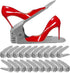 Shoe Slots Organizer 20 Pack - Shoe Stackers for a Pair of Shoes, Adjustable Thickening Expandable Shoe Rack