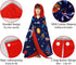 sdhinlwo 30"x50" Thickened Hooded Towels for Kids Suitable Girls Boys Kids Bath Towels, Super Absorbent, Space Universe