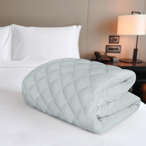Utopia Bedding Quilted Fitted Mattress Pad (Full), Mattress Protector Elastic Fitted Cover, Machine Washable Topper