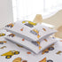Sets Sets 3 Set ZRNBAST Construction Queen Bedding for Boys Kids Beige Cartoon Cars Excavator Tractor Comforter Pcs