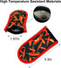 Evoio Cast Iron Skillet Handle Covers, Heat Resistant Pot Handle Holders, 2-Pack (Red Pepper)