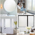 Coavas Window Privacy Film, Frosted Glass Window Clings, Decorative Bathroom Door Window Coverings