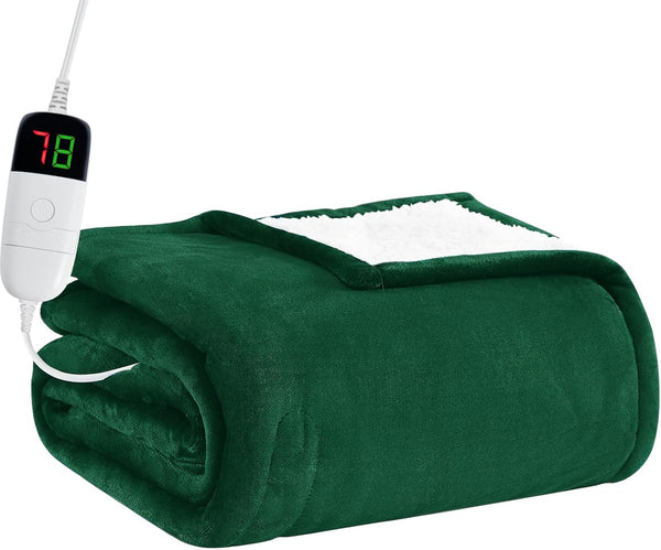 BOMOVA Heated Electric Blanket Twin - 62" x 84" Heating Blanket with