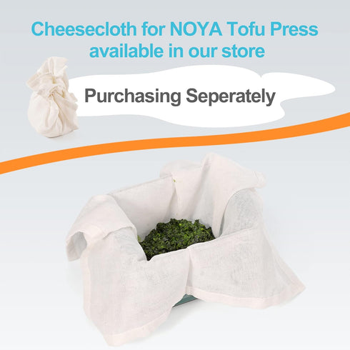 NOYA 10-30mins Adjustable Tofu Press - Vegan Tofu Press to Speed up Removing Water from Silken, Firm, and Extra Firm
