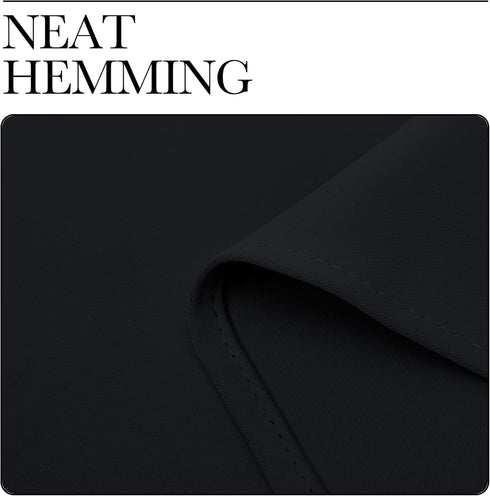 NICETOWN Halloween Black Out Curtain Panels - Energy Smart Thermal Insulating Drapes for Small Window (2 Panels)