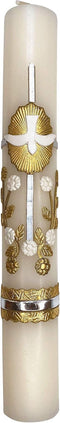 Handmade Cirio Holy Spirit with Cross Candle, Unique Gift