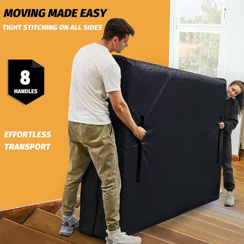 Mattress Bags for Moving - BETU Waterproof Mattress Protector Cover Twin Size with Heavy-Duty Handles and Zipper (2