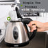 Moss & Stone 1.2L Stainless Steel Electric Kettle, Cordless 1500w Fast Boiling Pot with Auto Shut-Off